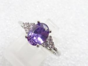 色石　指輪(15.5号)